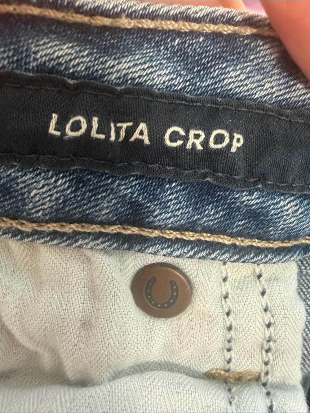 Lucky Brand Lolita Crop Jeans Womens 12/31 Light Wash Mid Rise Stretch - Picture 7 of 11